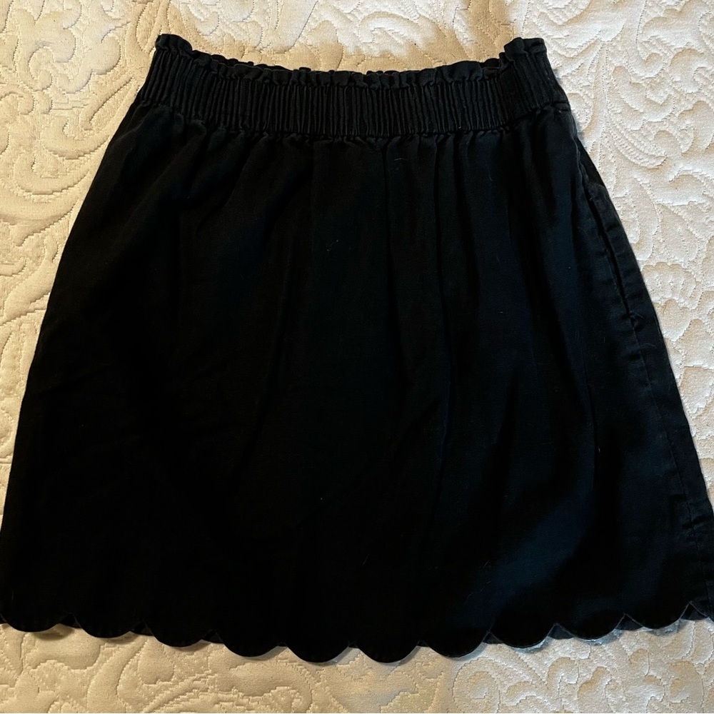 J. Crew black miniskirt